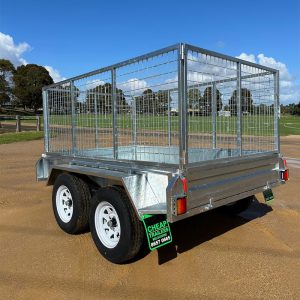 10x6 Heavy Duty Trailer | Dual Axle | 600mm Cage