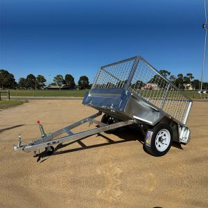 6x4 Heavy Duty Trailer | Single Axle | 600mm Cage