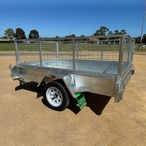 7x5 Heavy Duty Trailer | Single Axle | 900mm Cage