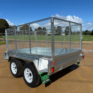 8x5 Heavy Duty Trailer | Dual Axle | 600mm Cage